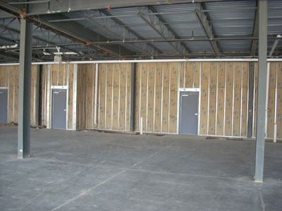 Finished out lease space